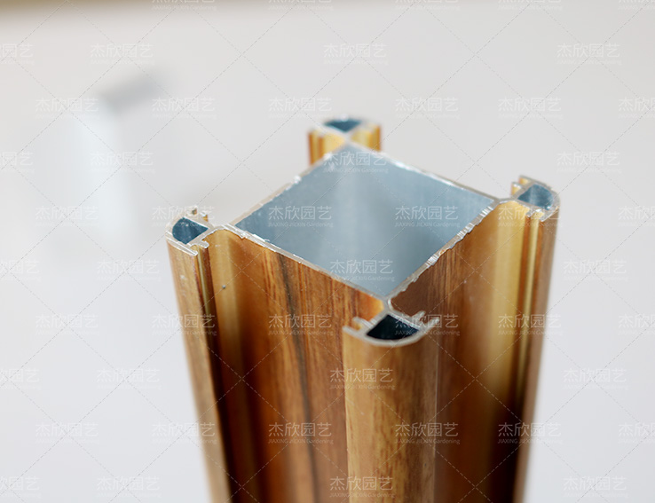 木纹铝合金花箱型材百变立柱
